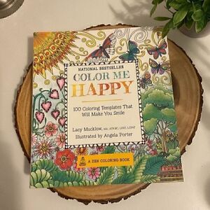 National Bestseller COLOR ME HAPPY Coloring Book NEW